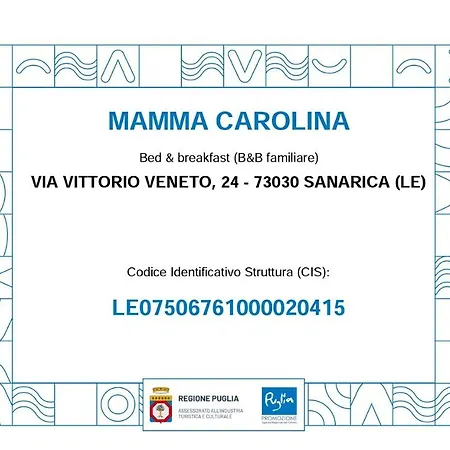 Mamma Carolina Sanarica